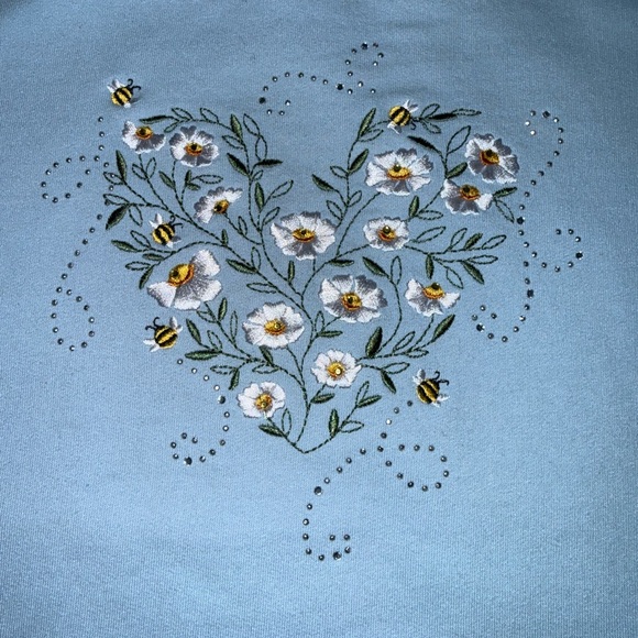Vintage Morning Sun Embroidered Sweatshirt - Picture 2 of 4